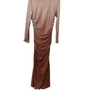 Never Worn SHEIN Chic Tan Long Sleeve Dress